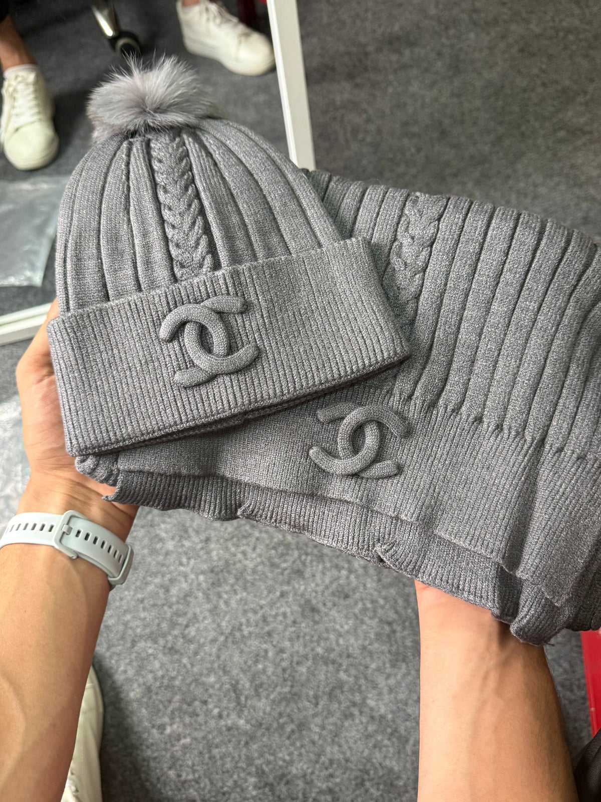 Chanel Cap/Scarf