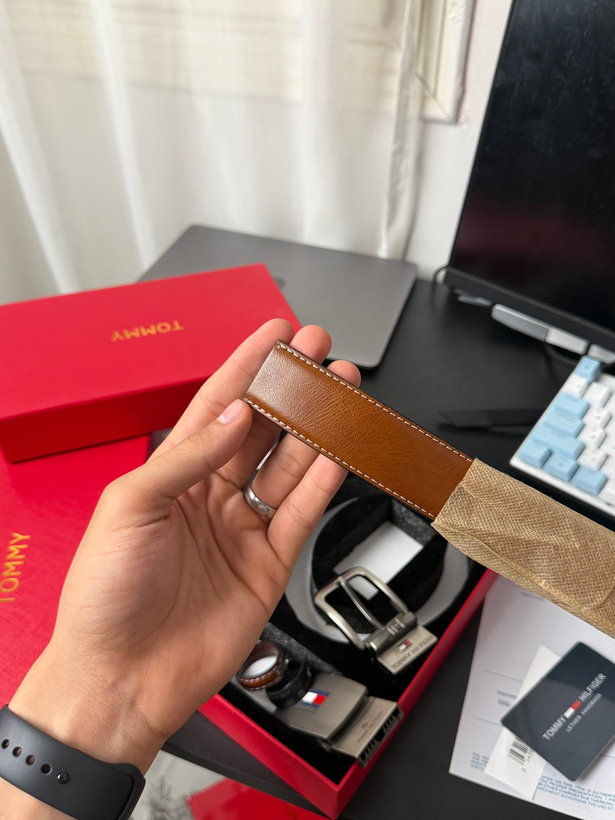 Tommy DoubleFace Belt F-3-1