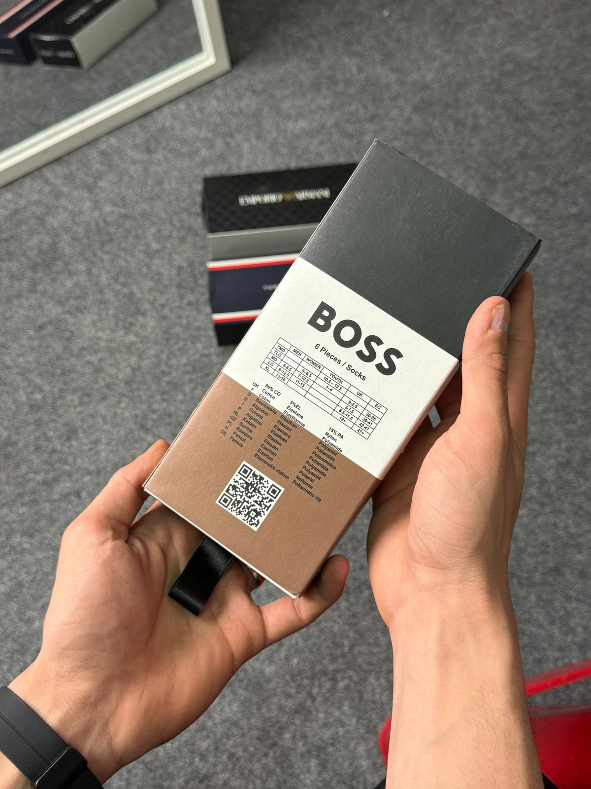 6 Boss Ankle Socks