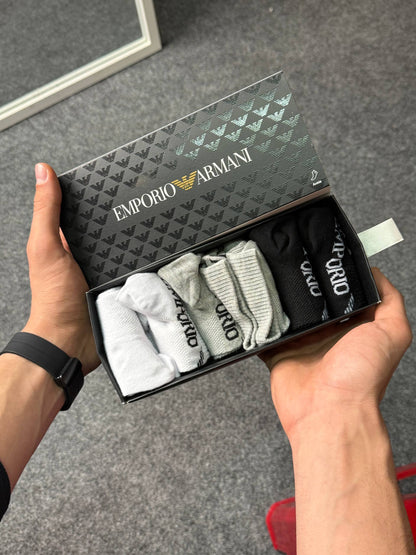 6 Armani Ankle Socks