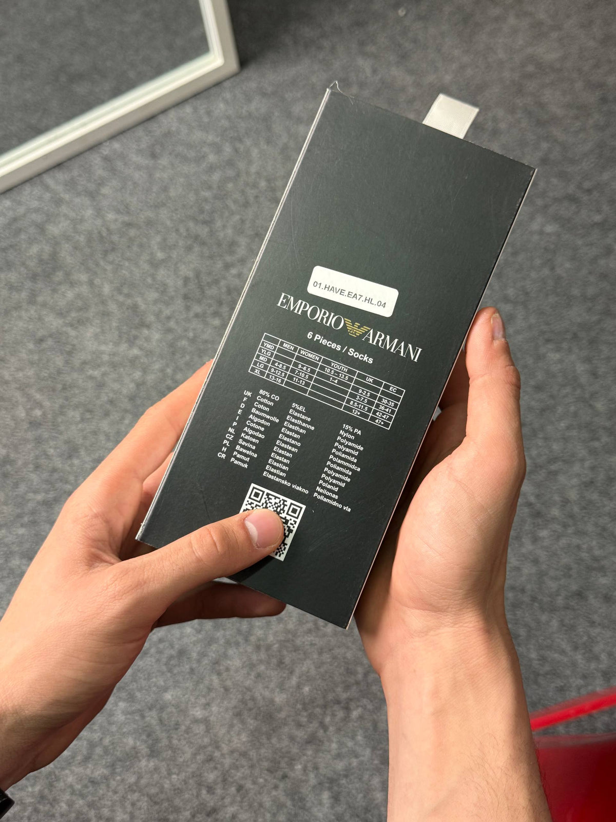 6 Armani Ankle Socks