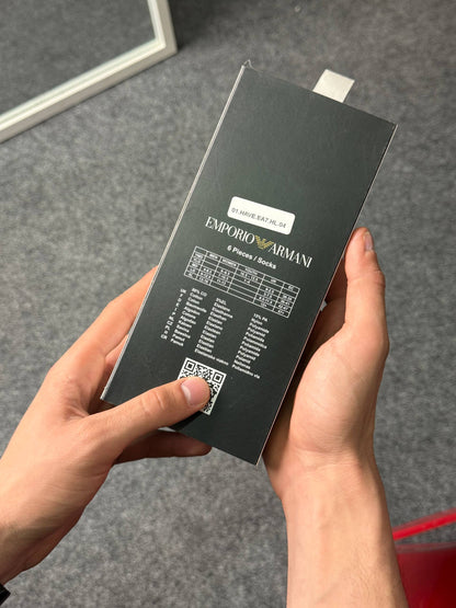 6 Armani Ankle Socks
