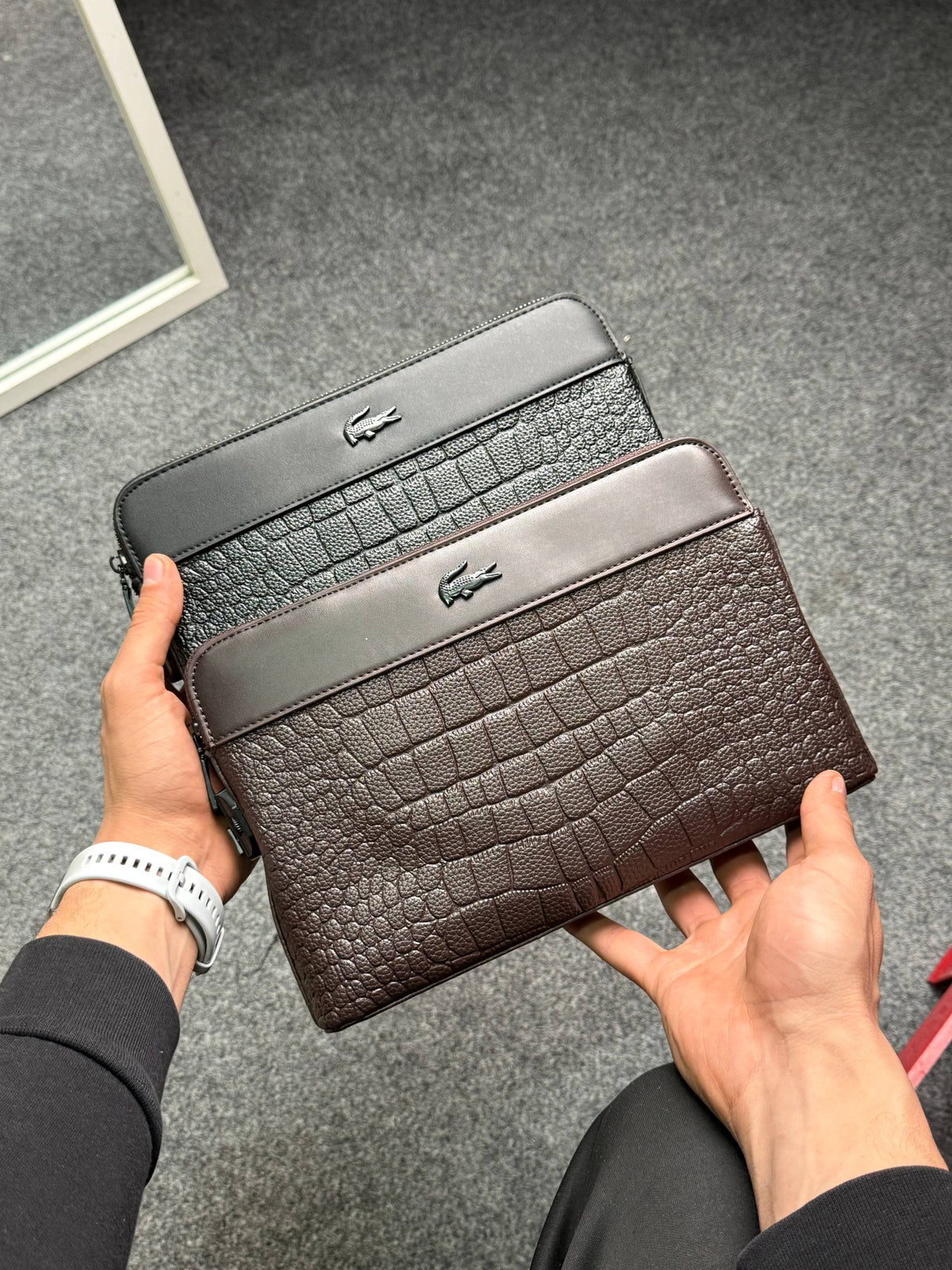 Lacoste Password Clutch