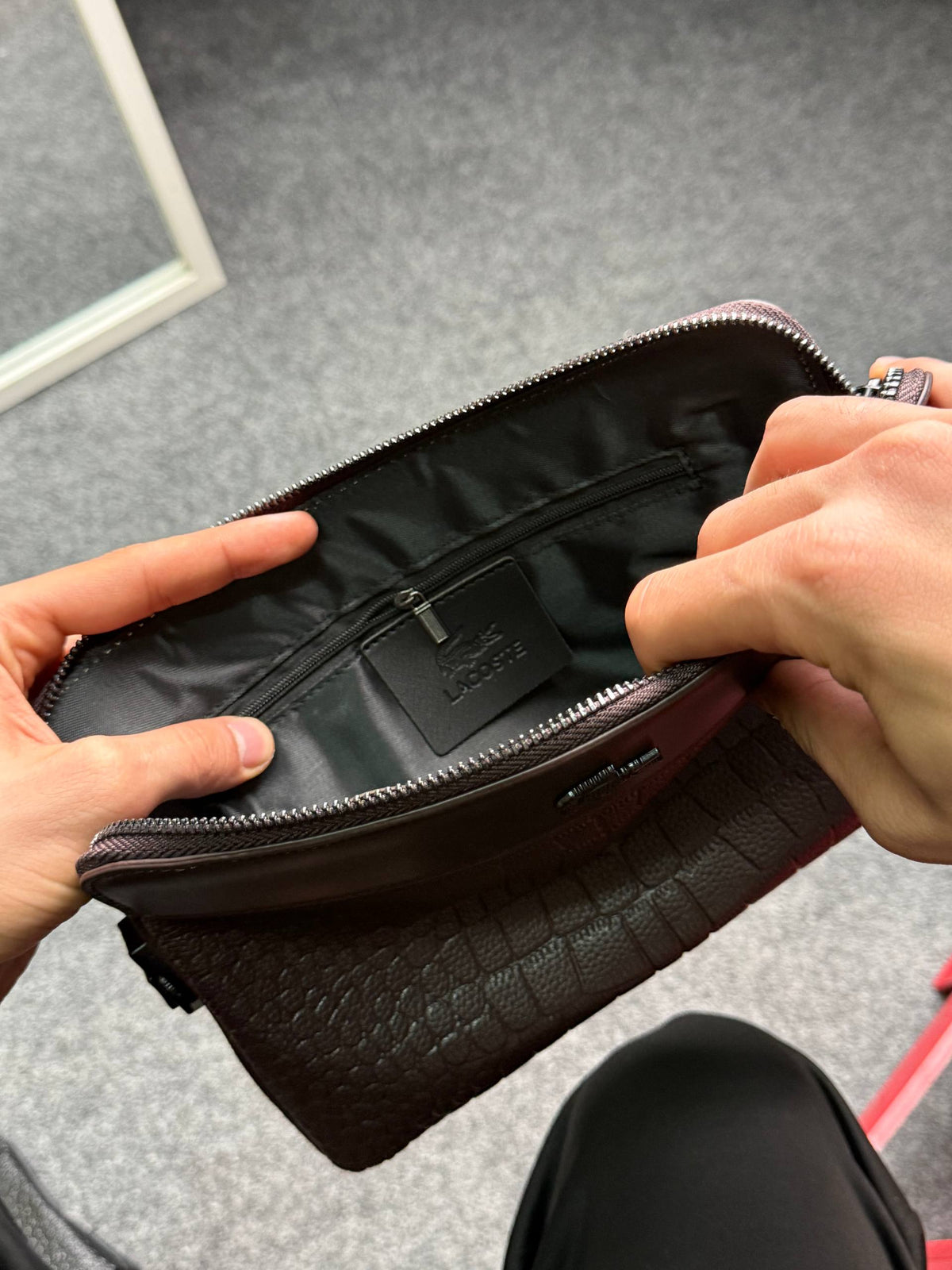Lacoste Password Clutch