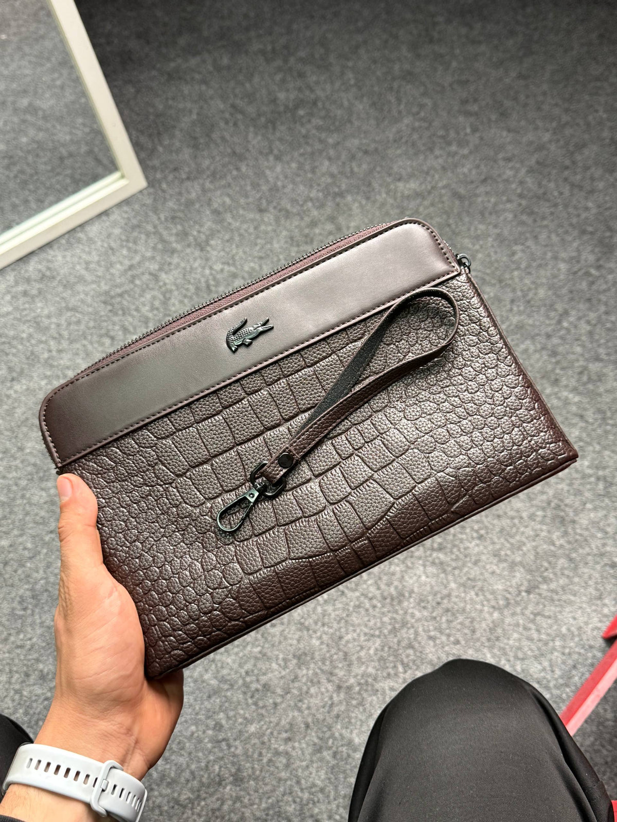 Lacoste Password Clutch